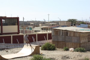 There's a skate ramp in Lobitos now!